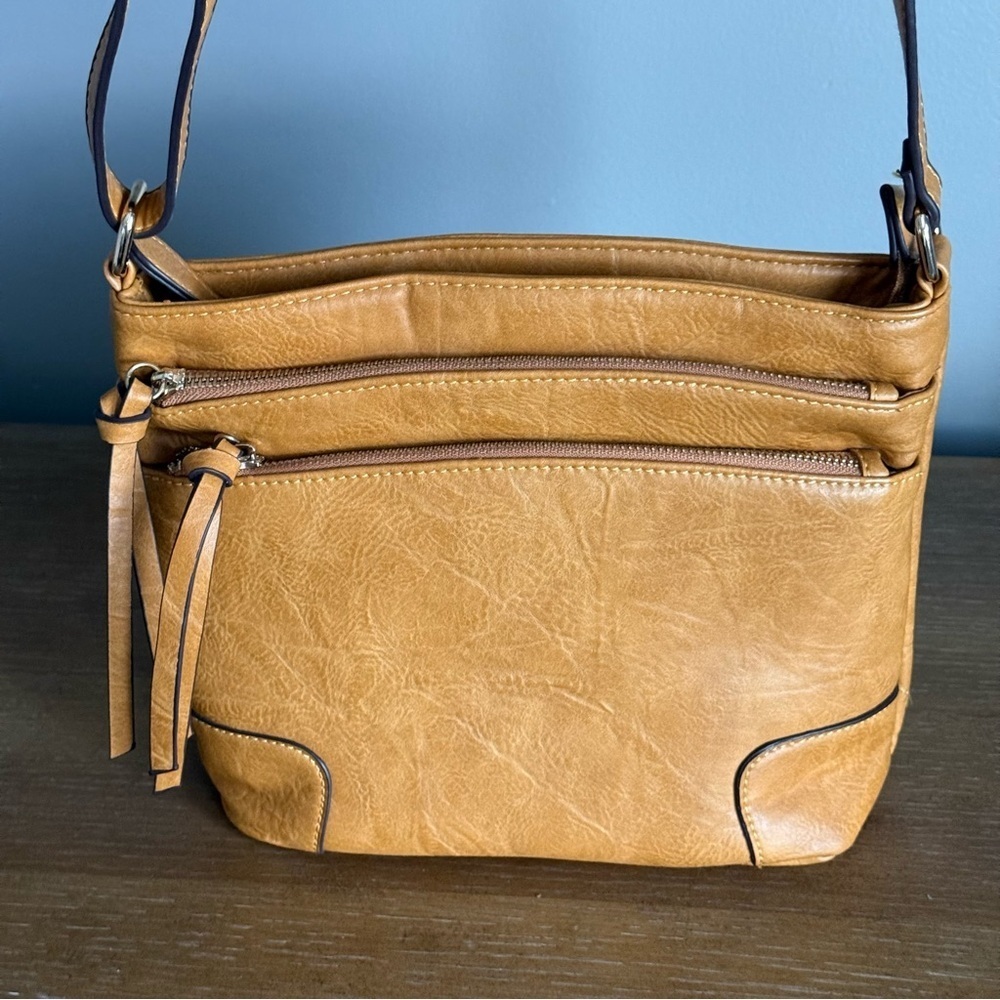 Tan Shoulder Crossbody Bag